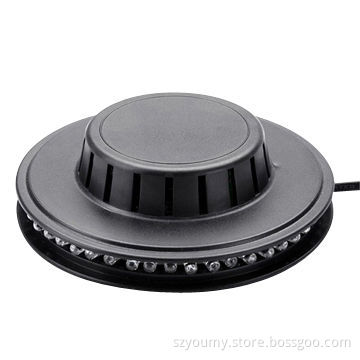 Micro Rotating RGB 48 LEDs Voice Control Sunflower Stage Light, 90V-240V, USA/EU Plug